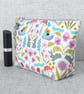 Make up bag, zipped pouch, cosmetic bag, gnomes, mushrooms, bunnies. - Image 4