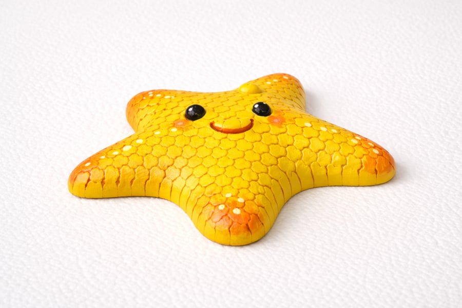 Handmade 3D Printed Starfish Ornament