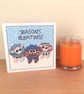 Christmas Card - Sheep in Woolly Xmas Jumpers - Season's Bleatings Q-HCS - Image 9