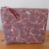 Deer & Hare Toiletries Bag Animal Make Up Case Large Cosmetics Purse Waterproof 