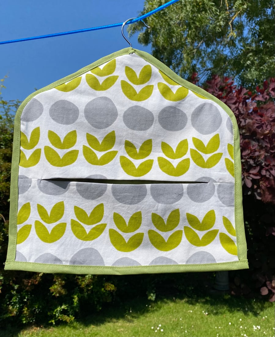 Handmade Cotton Peg Bag 