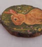 Decoupaged Rabbit Wall Hanging - Image 6