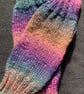 Hand Knitted Sparkly Fingerless Wrist Warmers - Image 2