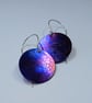 Coloured Titanium Flat Disc Earrings - UK Free Post - Image 3