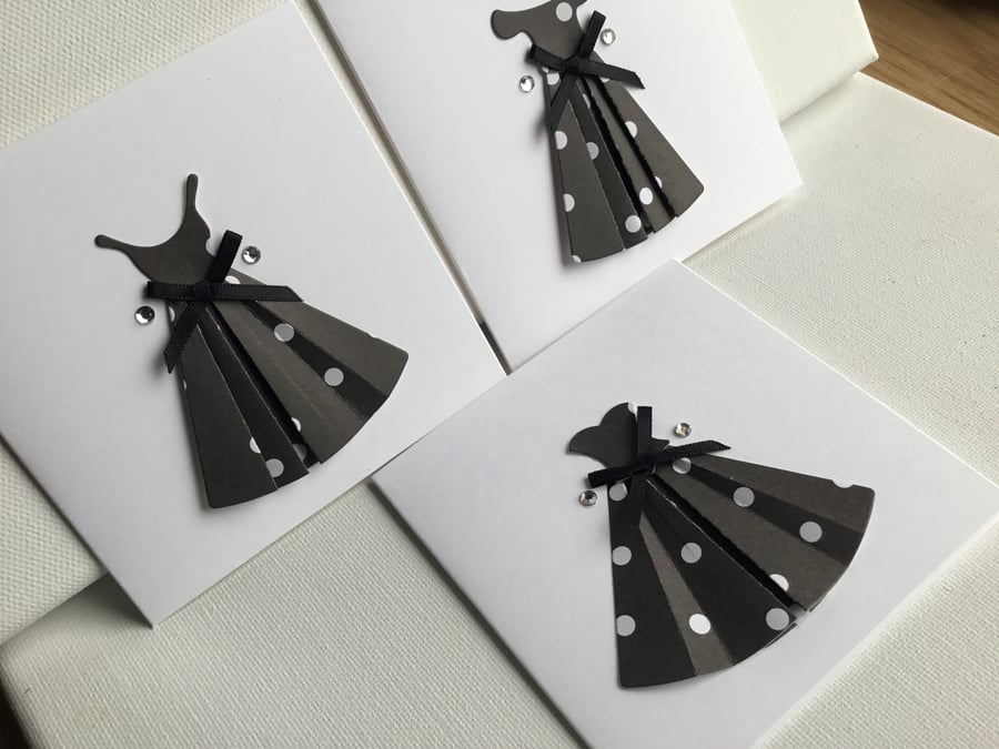 Set of three dress cards. Notelets. Gift cards.CC348. Seconds Sunday