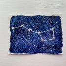 ACEO Original Abstract Watercolour Painting The Big Dipper 1