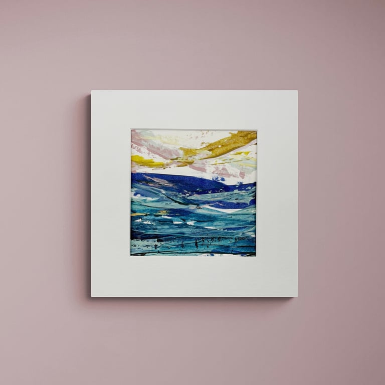 Perfectly Imperfect Original Seascape Painting - Sample 212