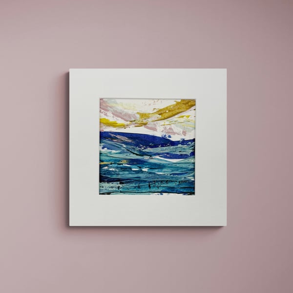 Perfectly Imperfect Original Seascape Painting - Sample 212