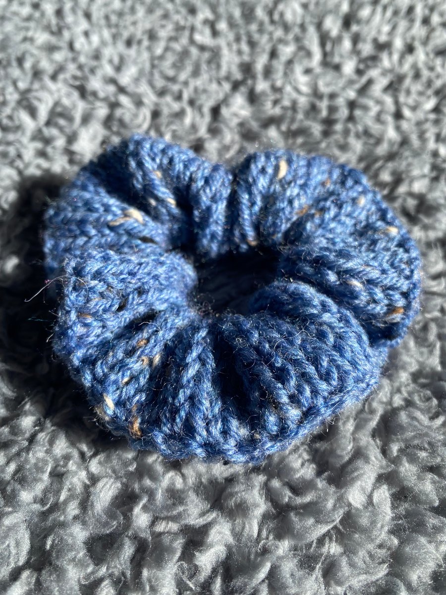 Handmade Knitted Hair Scrunchie