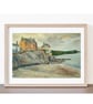 Cawsand Beach Cornwall  Original Watercolour Painting  - Image 8