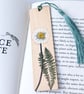Pressed Flower Wooden Bookmark, Daisy - Image 5