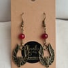 Beautiful Bats Dark Tone Earrings - Antique Bronze Ear Wires