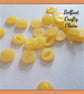 Fish Eye Style - Resin Buttons - YELLOW LEMON - 4 Sizes Available