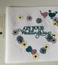 Wedding Day card. Wedding card. Card for wedding. Ref 041.  - Image 1