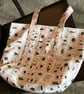 Handmade Medium Size Fully Lined Tote Bag. Looks great for shopping.Light weight - Image 7