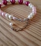 Handmade bracelet made using pre-loved beads. - Image 2