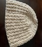 Chunky Crocheted Beanie Hat for Adults in Beige, Biscuit, Fawn Colour. - Image 3