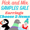 Earrings SAMPLES SALE, Pick and Mix, Choose 2 Items, Bird Earrings, Animals