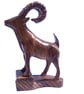 Set of 3 Hand Carved Wooden Goat Sculptures - Handmade Wooden Animal Home Decor - Image 6