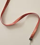 Christmas Ribbon Choker: Red and Gold Striped Necklace - Image 3