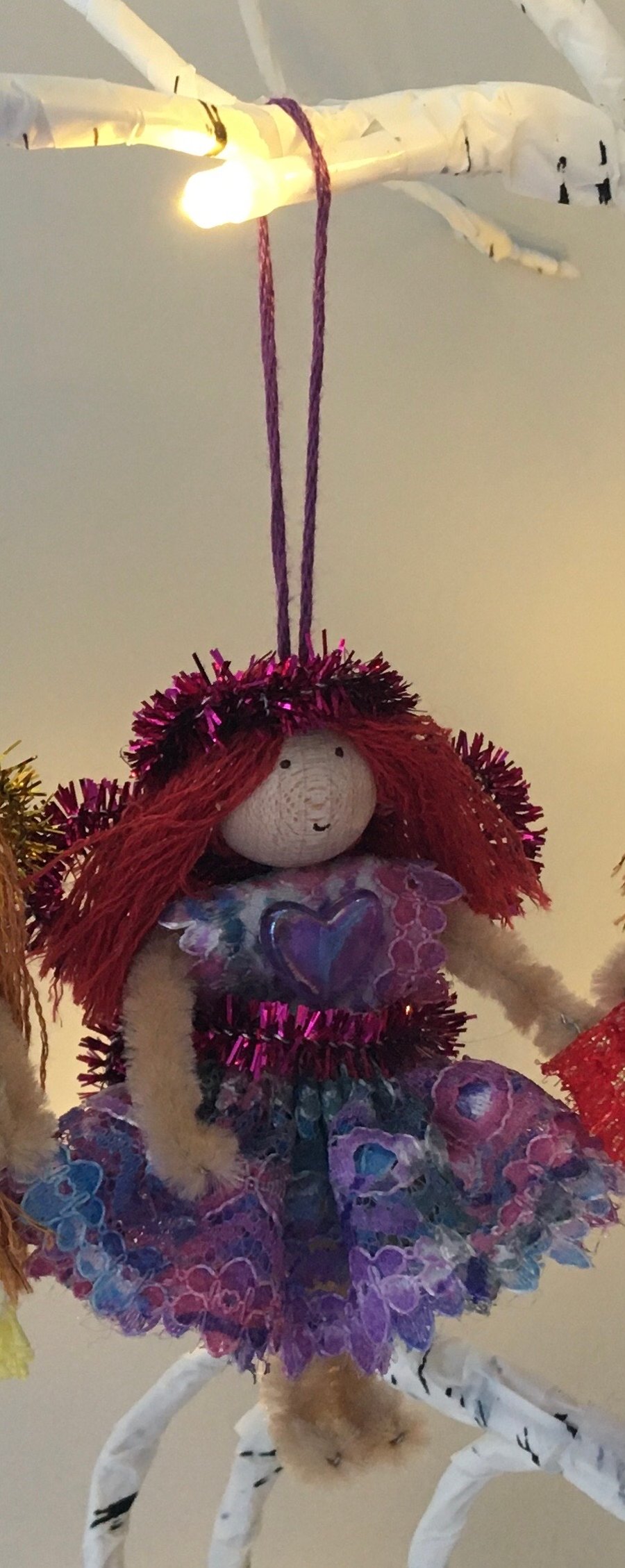 Tiny Fairy Christmas Tree Decorations