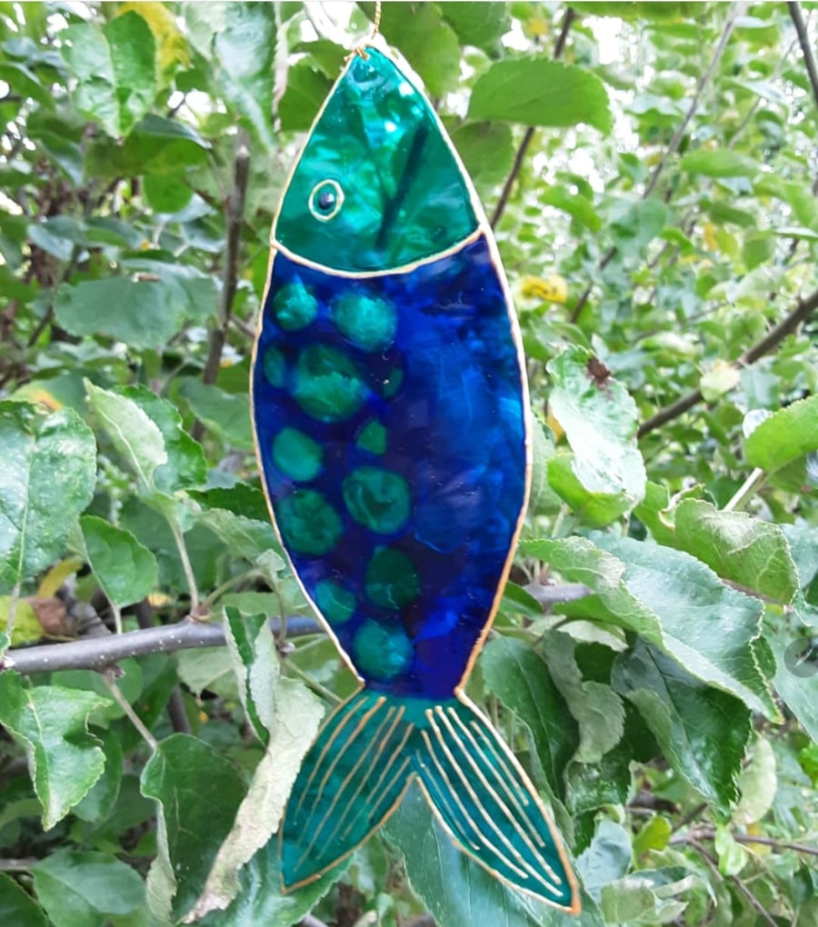 Fish Suncatcher Window Hanging Decoration 