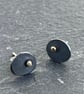 Gold dot studs, oxidised oval studs, pebble studs, Stone Age studs, oval studs,  - Image 10
