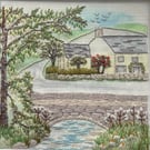 Yorkshire Dales in Summer Embroidery Panel Only