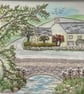 Yorkshire Dales in Summer Embroidery Panel Only