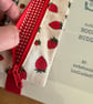 Handmade Book Buddy Pen Case. Zip Up Pencil Case with Elastic Loop - Image 4