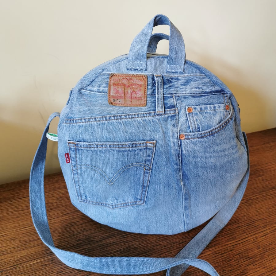 Upcycled Levi's Jeans Bag