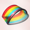 Fused Glass Rainbow - Small