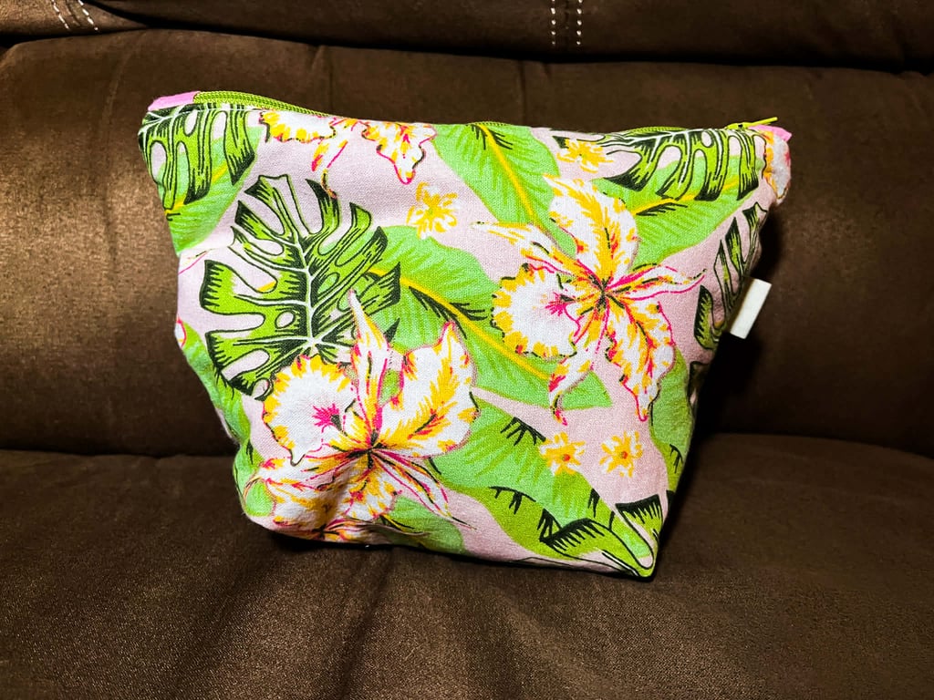 Handmade Sewn Makeup Bag