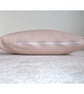 Linen Travel Pillow Cover Light Pink Tempur SMALL 16"x10" 16x10 40x26cm - Image 4