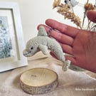 Digital PDF pattern little dolphin Amigurumi Crochet Pattern, Keyring pattern