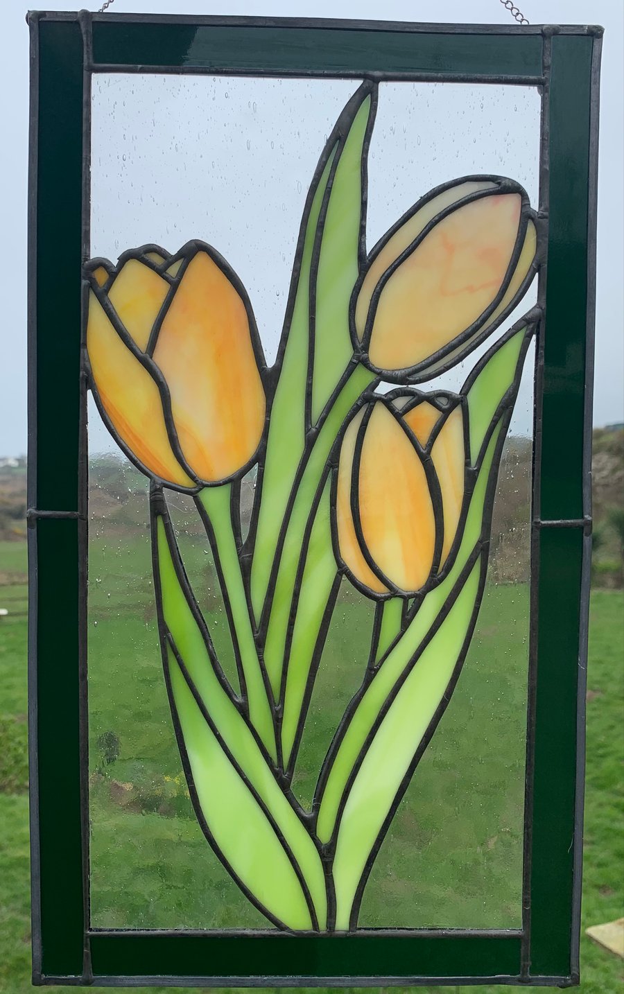 Stained Glass Tulips 