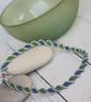 Blue and Green Twist Necklace 
