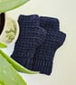 Gift Set - Navy Blue Hiking Mitts & Acorn Beret Hat  - Image 4