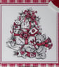 Christmas card - teddy and presents - Image 2