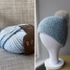 Learn To Knit Kit (Adults - Ice Blue