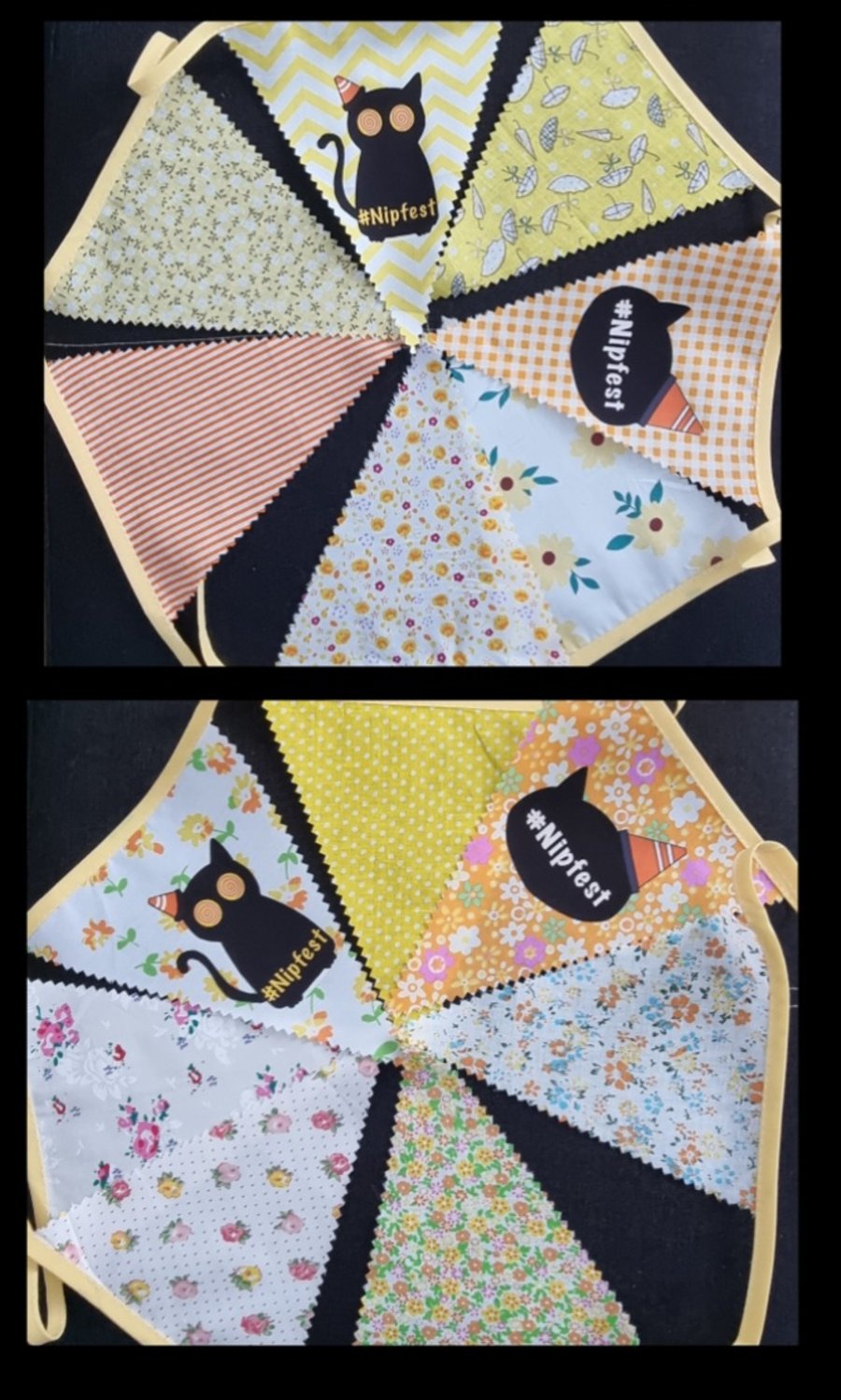 Nipfest Festival Flag lengths - yellow 