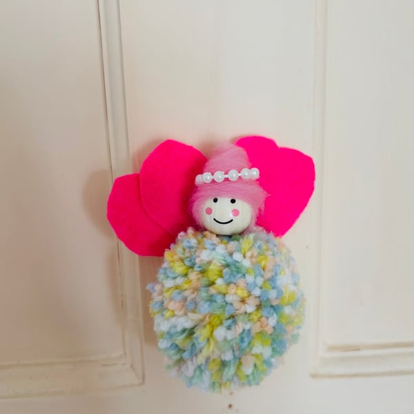 Hanging Pom Pom Fairy 