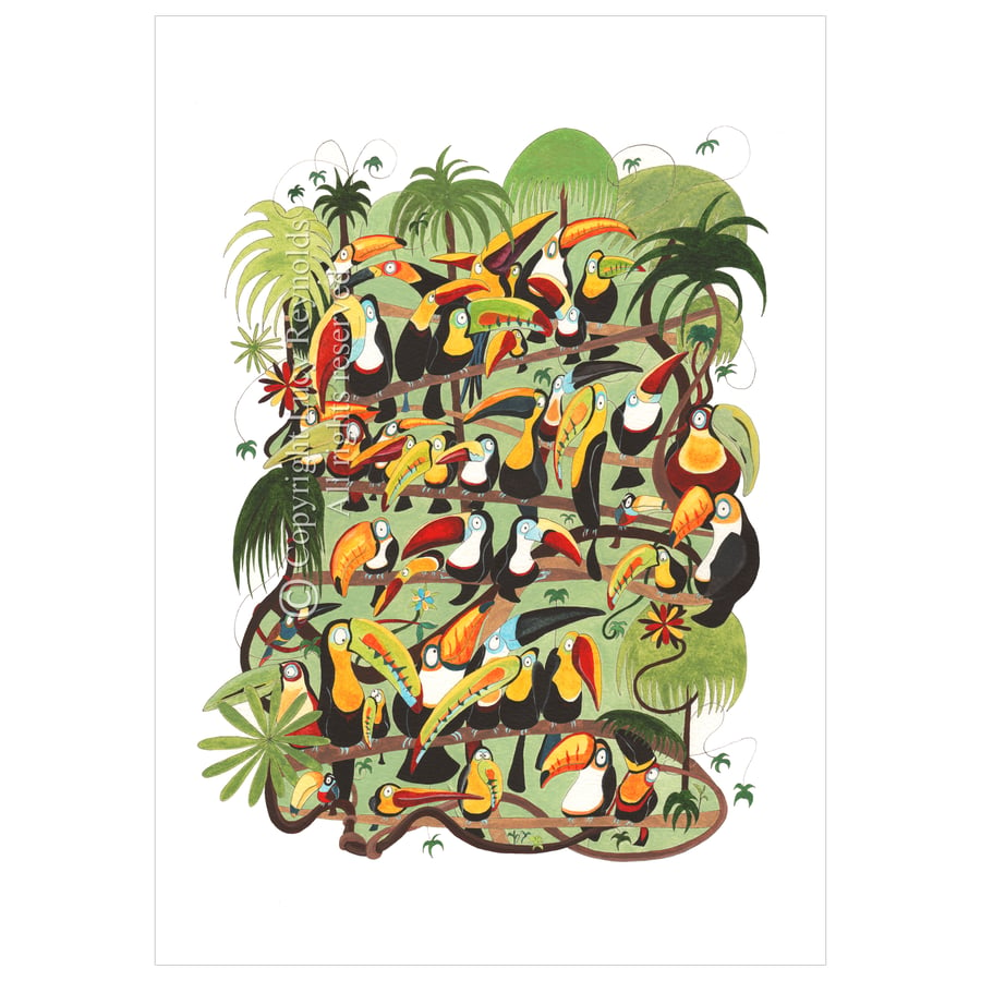 Toucan Jungle Print Small