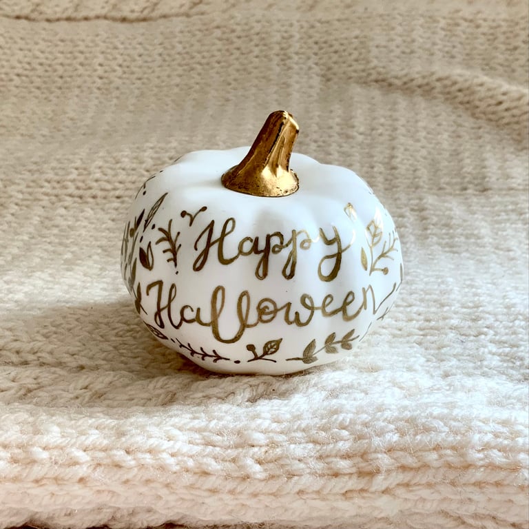 Mini happy halloween pumpkin