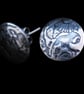 Silver Owl Stud Earrings - Image 1