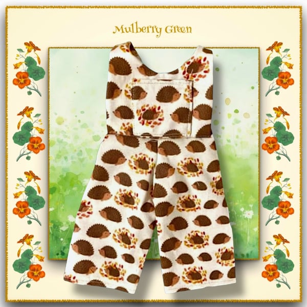 Hedgehog Dungarees