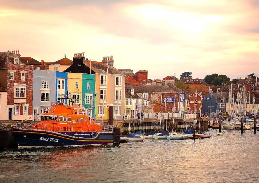 Picture Weymouth Harbour, Old Harbour Weymouth Print, Dorset Photo