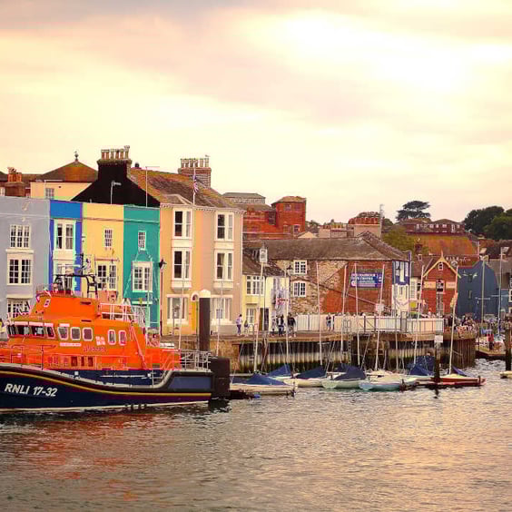 Weymouth Harbour Print – Old Harbour, Dorset Coastal Photography