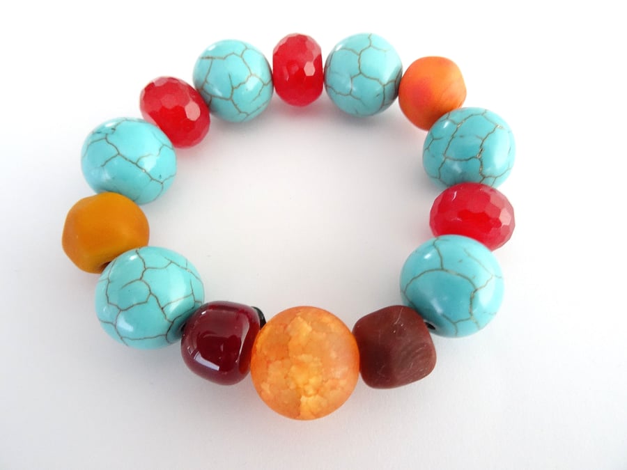 Mixed Gemstone Bracelet