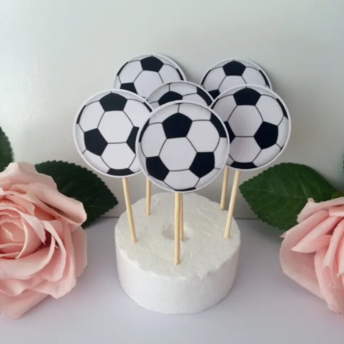 Football Cupcake Picks, Football Food Picks, Football Party Decor,Football Table